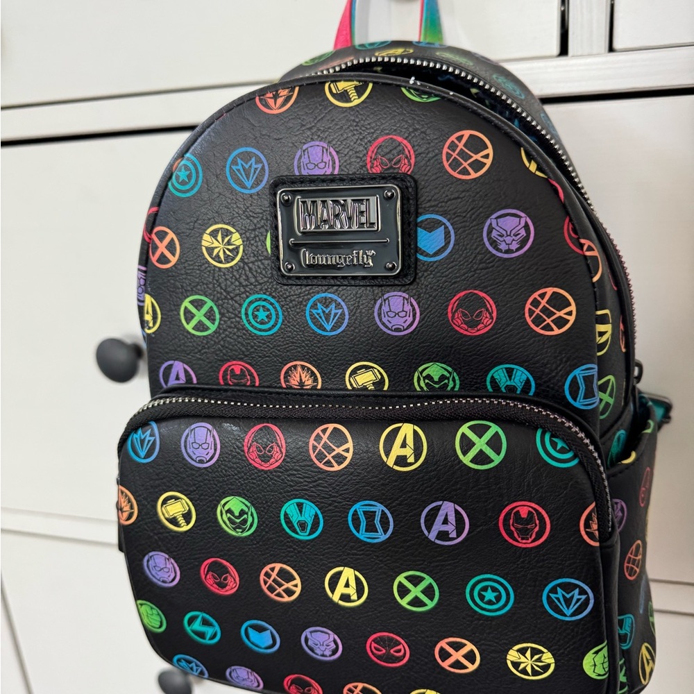 Marvel Avengers Loungefly Backpack  2022 Pride Edition